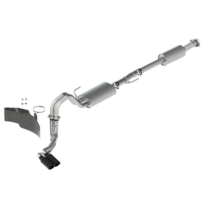 FR SPORT Ford Racing 21-22 F-150 2.7L/3.5L/5.0L Side Exit Touring Exhaust - Black Tips...
