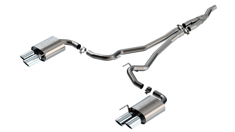 Borla 2024 Ford Mustang Ecoboost 2.3L Cat-Back Exhaust System ATAK w/ Quad Tip - Non-Active 140982