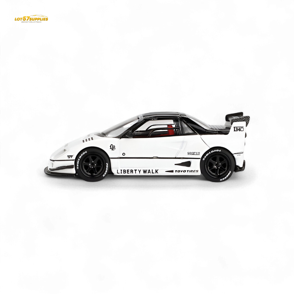 Mini GT Mazda AZ-1 Liberty Walk LB40 White 1:64