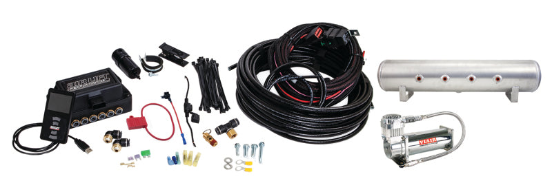 FR SPORT AIRLIFT 3P(1/4" Air Line,4 Gallon 7-Port Lightweight Raw Alum.VIAIR 444C Comp)