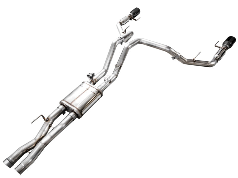 AWE Tuning AWE Gen 3 Ford Raptor SwitchPath Exhaust  - Diamond Black Tips 3025-33356