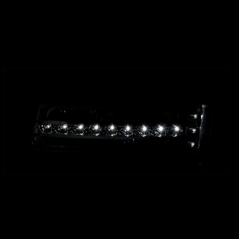 Anzo 2003-2006 Chevrolet Silverado 1500 LED Parking Lights Black w/ Amber R
