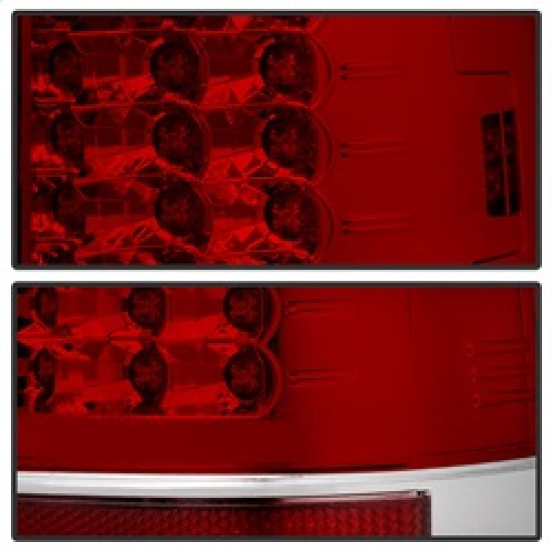 Spyder Ford Super Duty 08-15 Version 2 LED Tail Lights Red Clear ALT-YD-FS07-LED-G2-RC 5029195