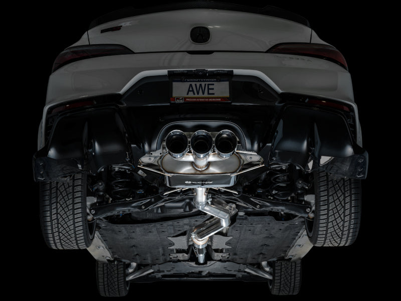AWE Tuning 2024 Acura Integra Type S DE5 FWD Touring Edition Exhaust w/ Triple Chrome Silver Tips 3015-52335
