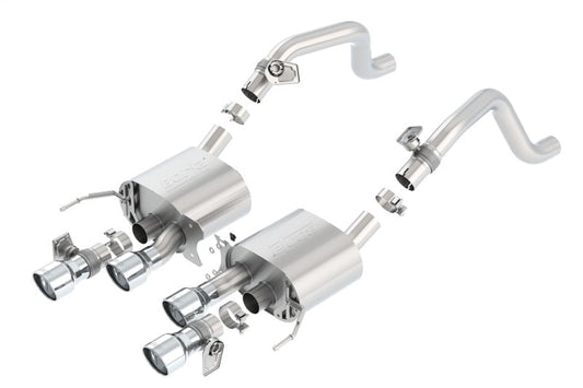 FR SPORT Borla 2014 Chevrolet Corvette C7 6.2L 8cyl S Type Exhaust w/ NPP Dual Mode (rear section...
