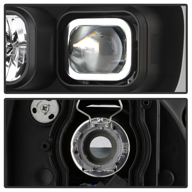 Spyder 07-14 Chevy Suburban/1500/2500/Tahoe V2 Projector Headlights All Blk PRO-YD-CSUB07V2-DRL-BKV2 5085986