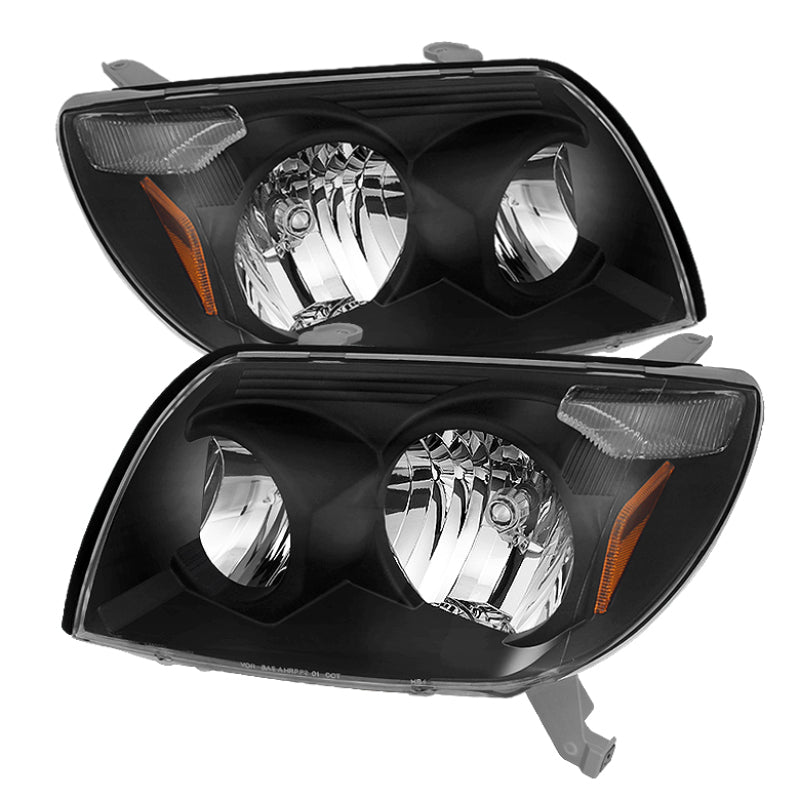 FR SPORT SPYDER Xtune Toyota 4Runner 03-05 Crystal Headlights Black HD-JH-T4R03-AM-BK 9023583