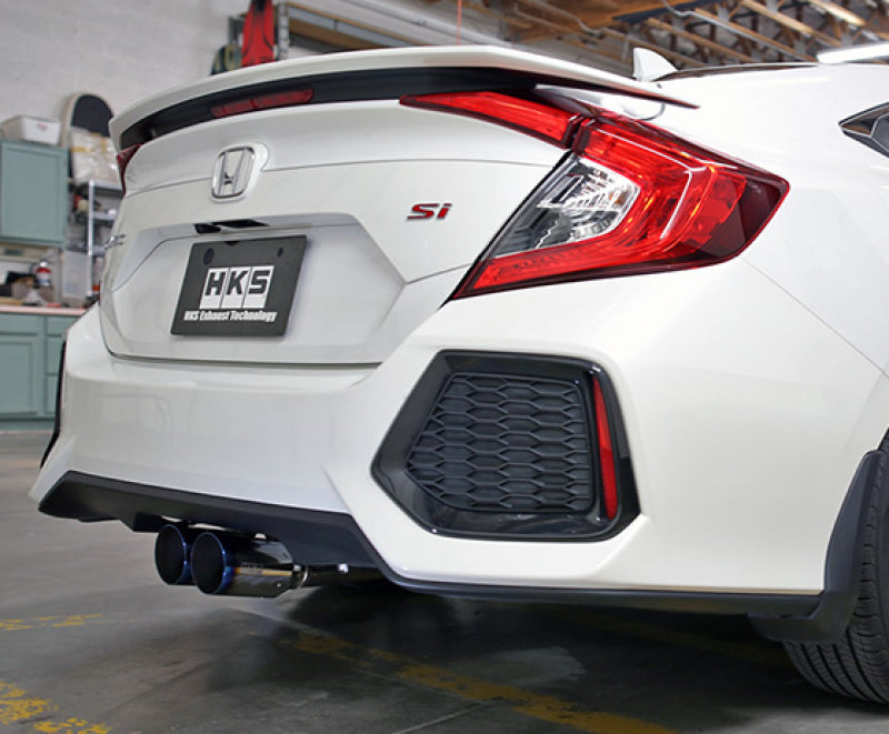 FR SPORT HKS 17+ Honda Civic Si Sedan (FC) Hi-Power Muffler Exhaust - View 3
