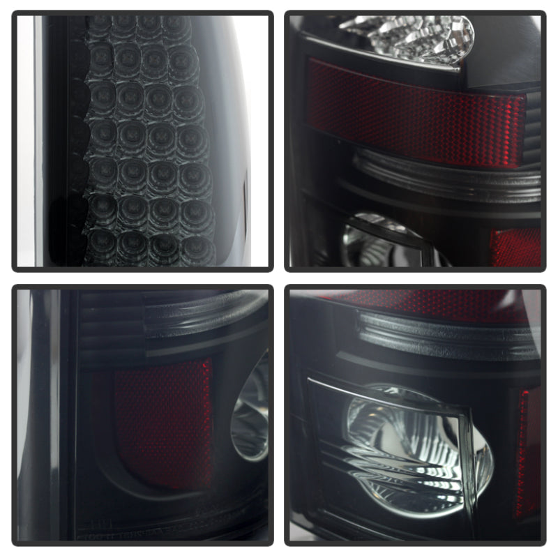 Spyder Chevy Silverado 1500 99-02 (Not Fit Stepside) LED Tail Lights Blk Smke ALT-YD-CS99-LED-BSM 5078063