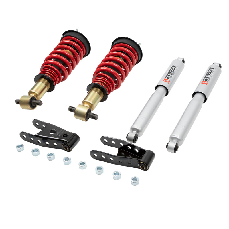 FR SPORT Belltech Coilover Kit 07-18 GM Sierra 1500 All Cabs/Short Bed F -1in to -3in / R 2in to...