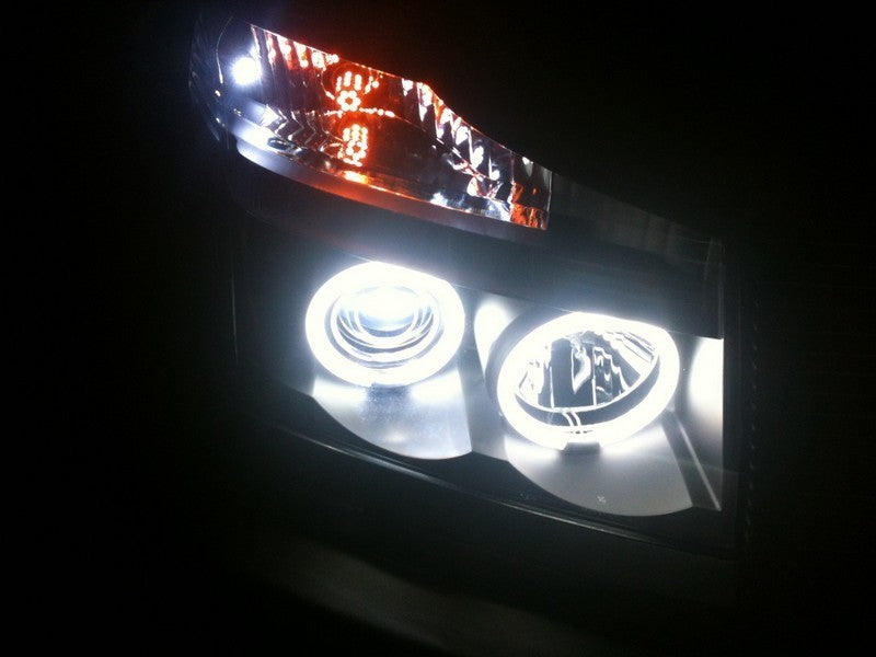 FR SPORT Spyder Nissan Titan 04-14/Armada 04-07 Projector Headlights CCFL Halo LED Blk...