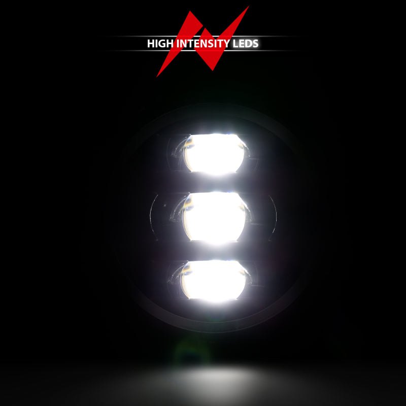 ANZO 2018-2019 Jeep Wrangler Full Led ProjectoráH.L Black 111466