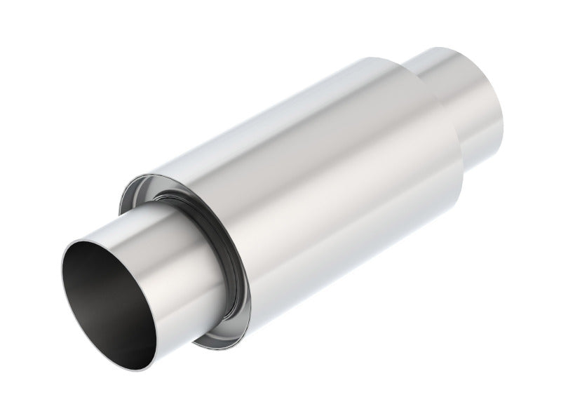 FR SPORT Borla 3 -1/2in In/Out x 5in Round x 8in Long XR-1 Sportsman Shorty Racing Muffler 40004S