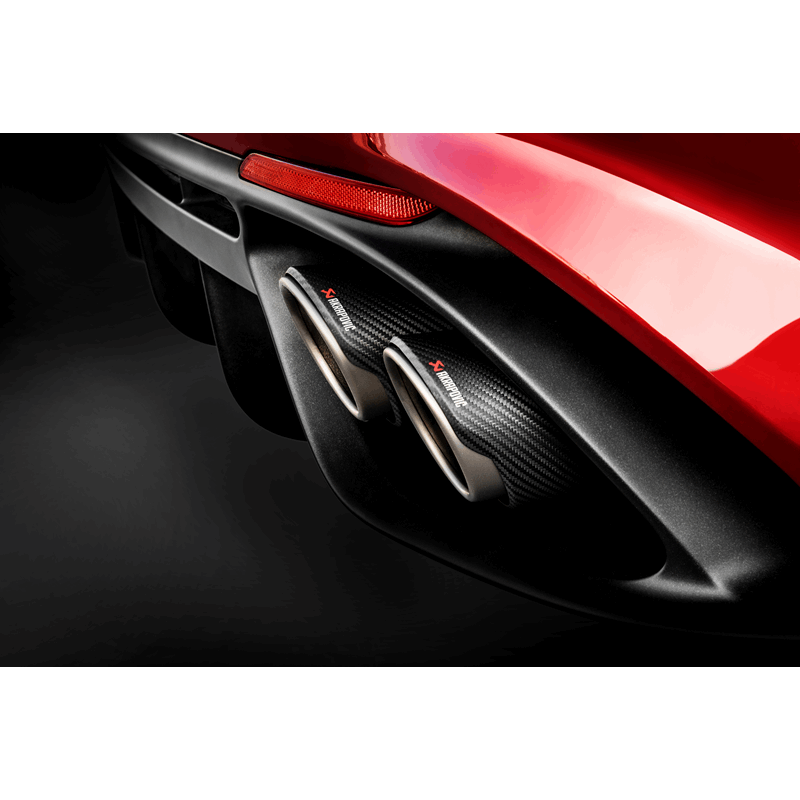 FR SPORT Akrapovic 2018+ Alfa Romeo Giulia Quadrifoglio Slip-On Line (Titanium) w/Titanium/Carbon...