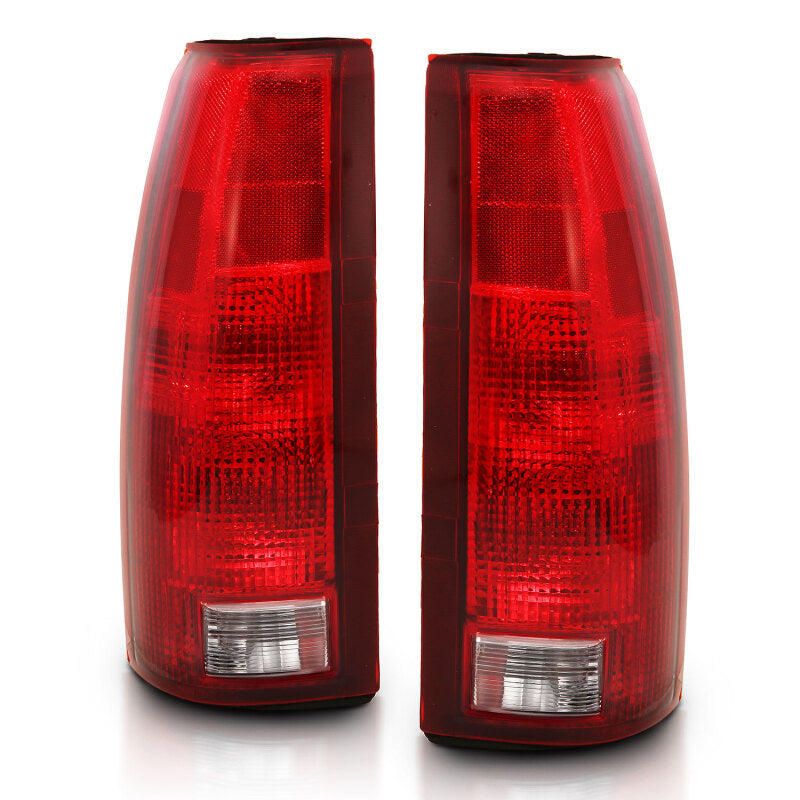ANZO 1988-1999 Chevy C1500 Taillight Red/Clear Lens w/ Circuit Boardá(OE Replacement) 311300