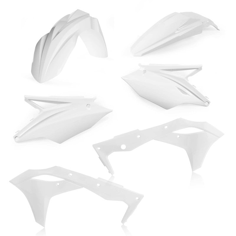 Acerbis 2017 Kawasaki KX250F Plastic Kit - White 2630620002