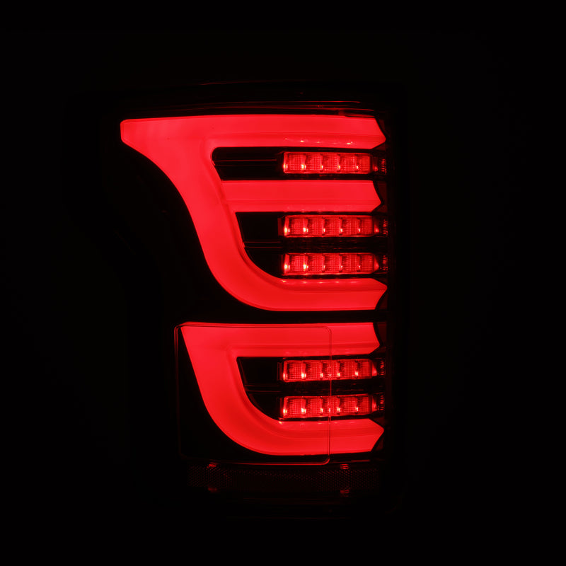 AlphaRex 15-20 Ford F150 Luxx-Series LED Tail Lights Alpha-Black 652030 *Discontinued