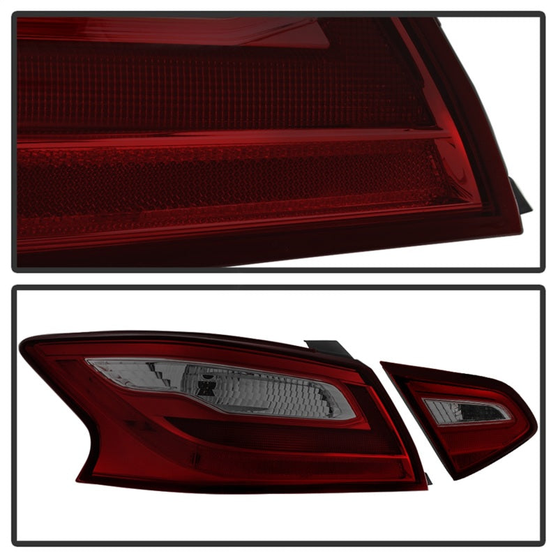 FR SPORT SPYDER xTune 16-18 Nissan Altima 4DR OEM Tail Light - Red Smoke (ALT-JH-NA16-4D-RSM)...