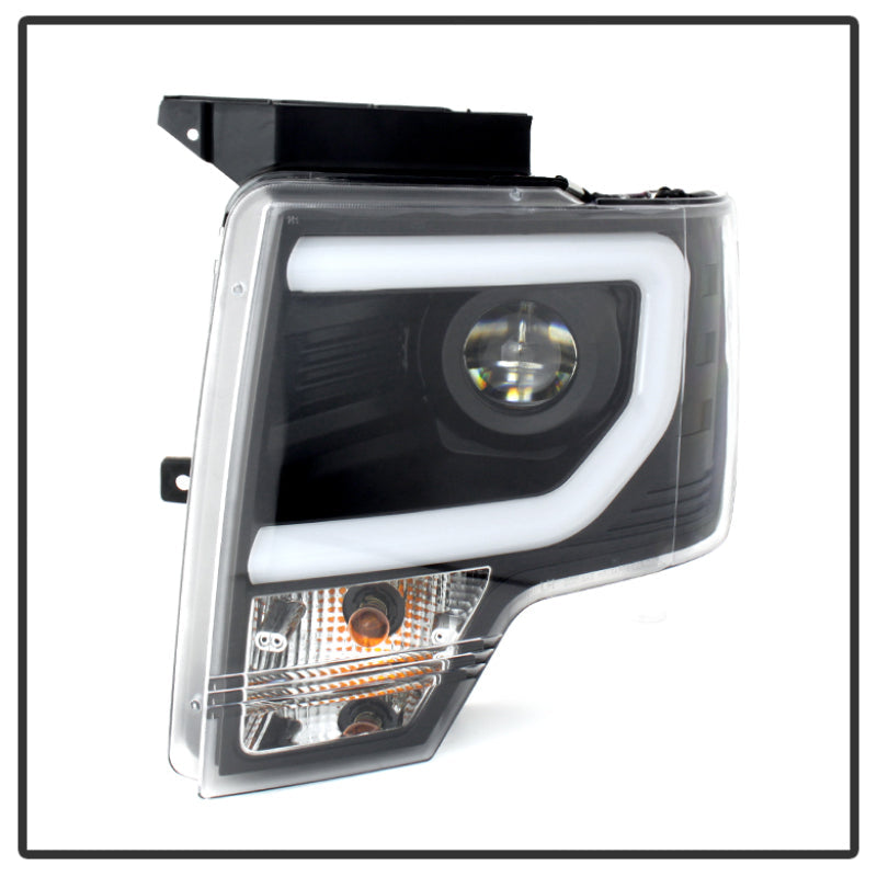 Spyder Ford F150 09-14 Projector Headlights Halogen Model- Light Bar DRL Blk PRO-YD-FF15009-LBDRL-BK 5077592
