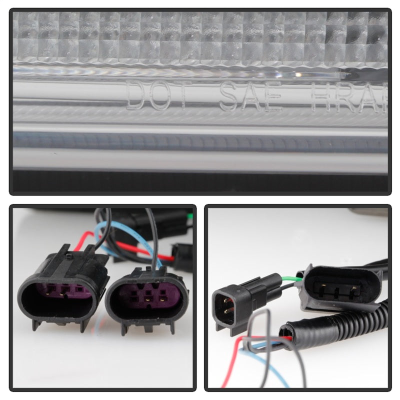 FR SPORT Spyder Ford F-250/F-350/F450 17-18 Full LED Headlights Black PRO-YD-FS17HALAP-SEQ-C...
