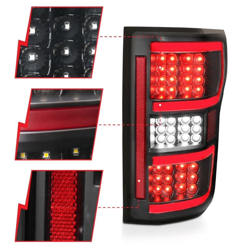 FR SPORT Anzo Led Taillights Black - View 4