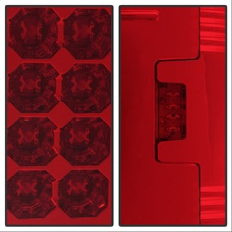 FR SPORT Spyder Ford F150 side 97-03/F250/350 Duty 99-07 LED Tail Lights Red Clear...