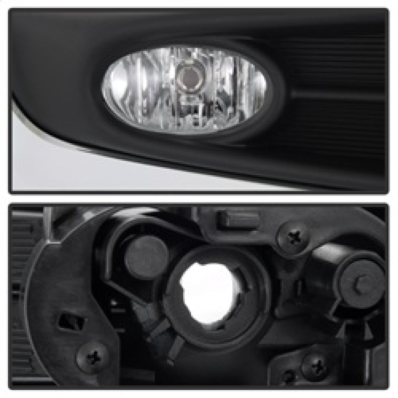 FR SPORT Spyder 17-18 Honda CRV OEM Chrome Trim Fog Lights w/Switch & Cover - Clear...