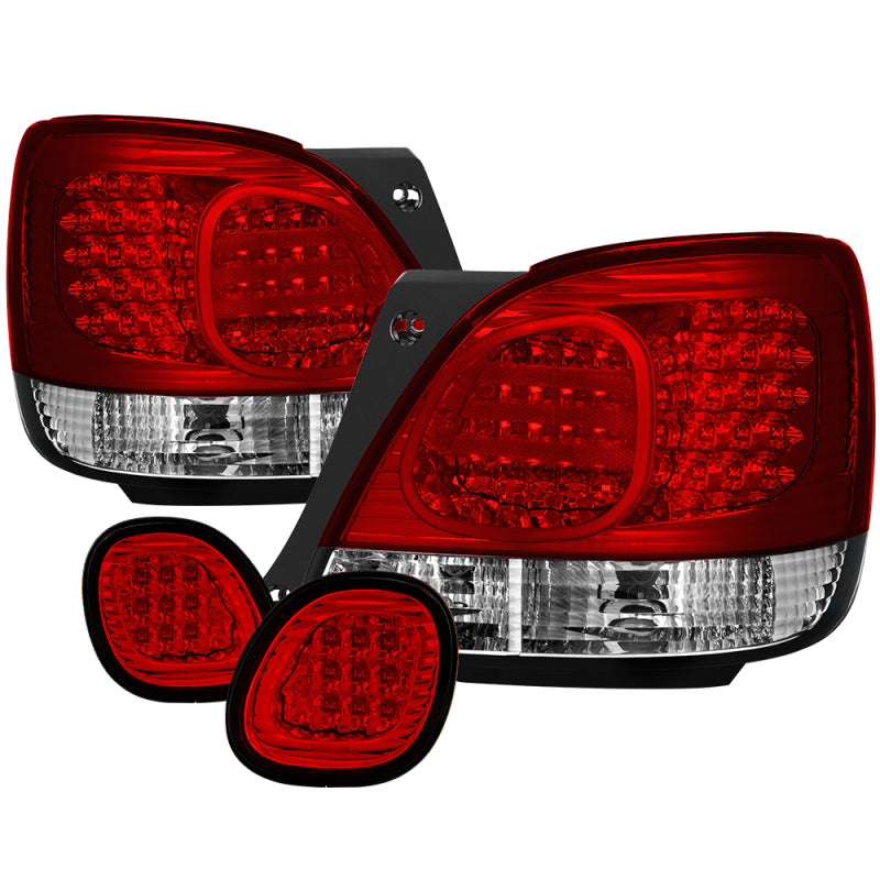 FR SPORT Spyder Lexus GS 300/400 98-05 LED Tail Lights Red Clear ALT-YD-LGS98-LED-RC 5005731 -...