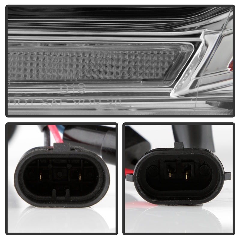 Spyder Dodge Durango 11-13 Halogen Model Only Projector Headlights - Chrome PRO-YD-DDU11SI-C 5088277
