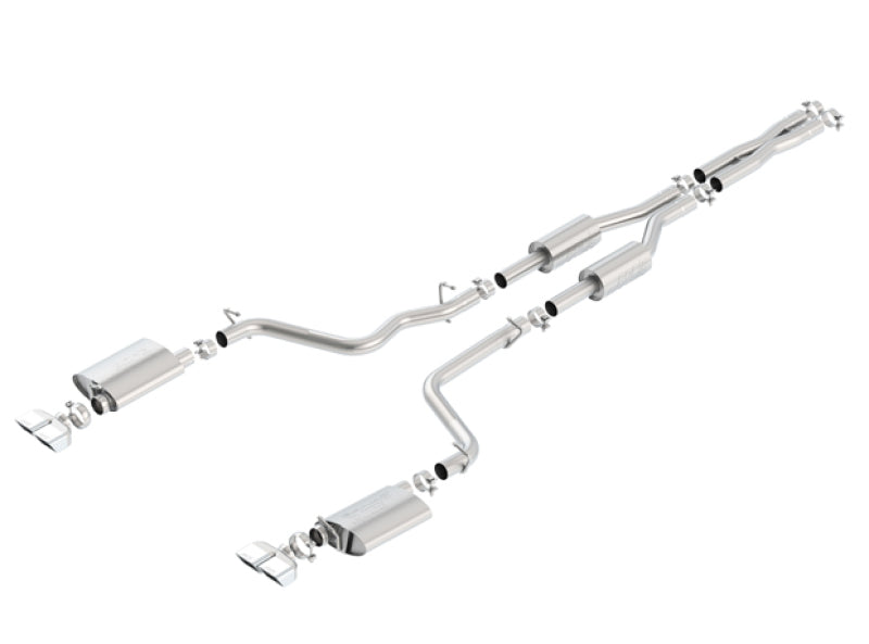 FR SPORT Borla 09-14 Dodge Challenger R/T 5.7L RWD 2Dr. Dual Rctgl. Angle S-Type CB Exhaust -...