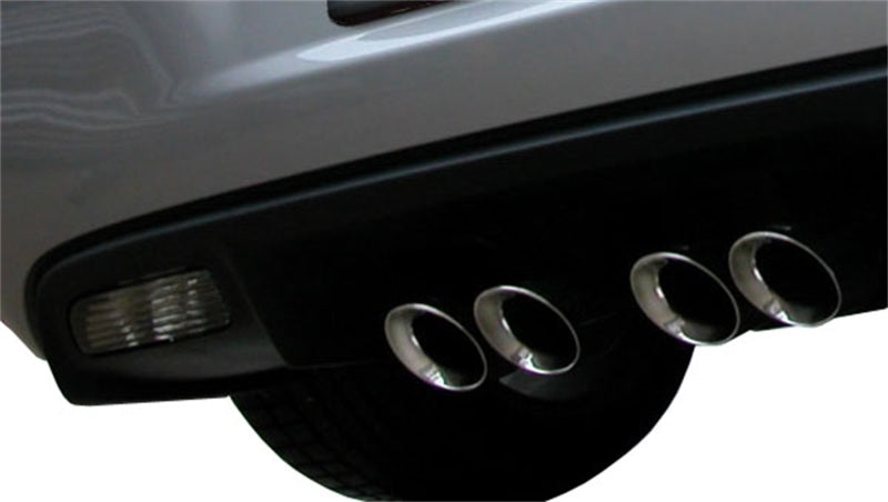 Corsa Performance 09-13 Chevrolet Corvette C6 6.2L V8 Polished Sport Axle-Back Exhaust