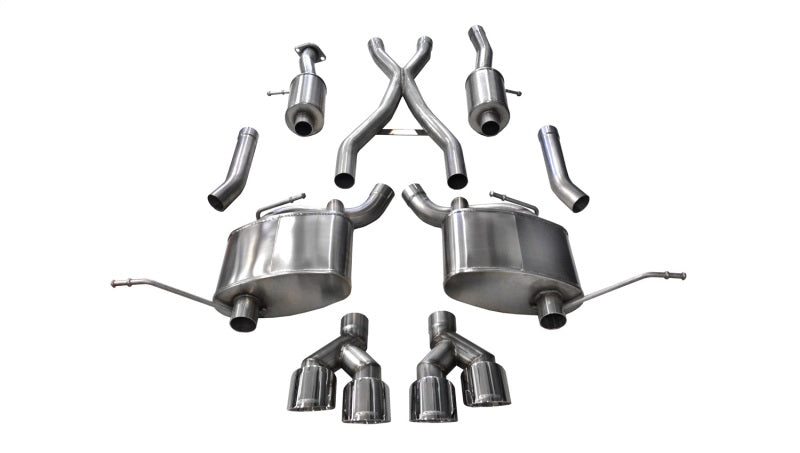 FR SPORT Corsa 11-20 Jeep Grand Cherokee 3.6L V6 Polished Sport Cat-Back Exhaust 14984