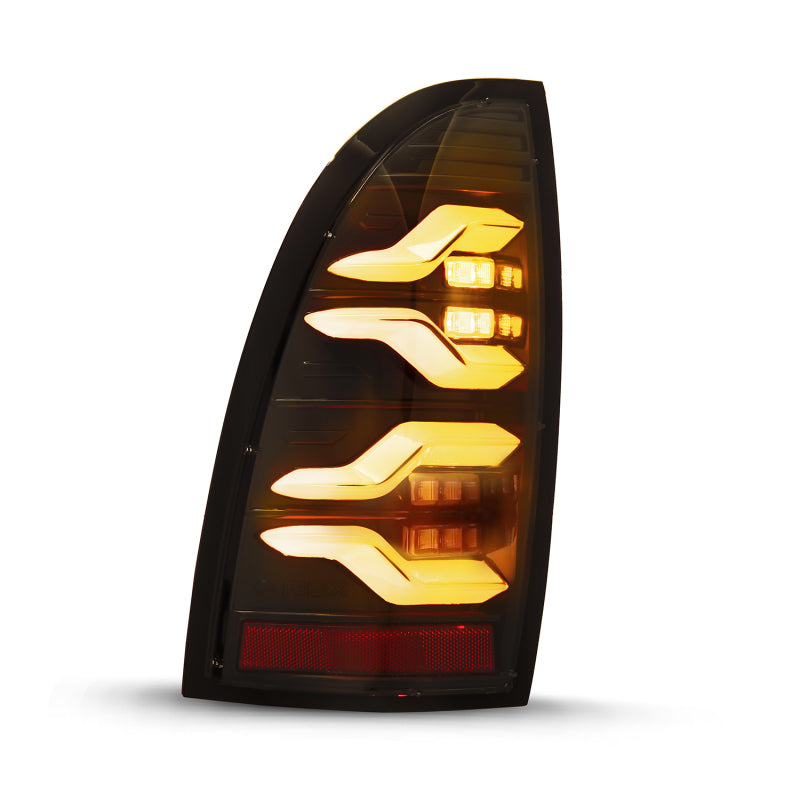 FR SPORT AlphaRex 05-15 Toyota Tacoma LUXX LED Taillights Alpha Blk w/Activ Light/Seq Signal...
