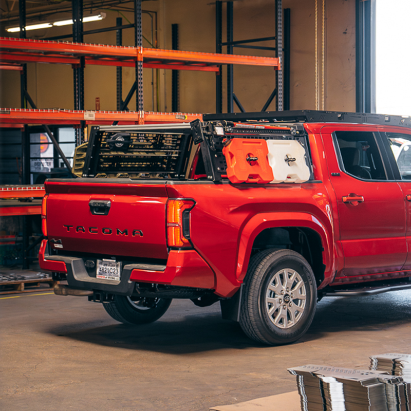 Cali Raised LED Cali Raised Overland Bed Rack For 2024+ Toyota Tacoma - Short Bed Low Profile Rack CR4053