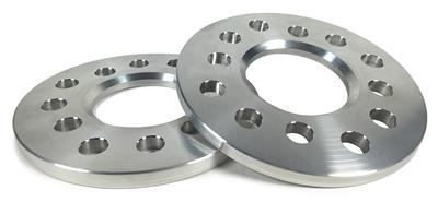 Baer Disc Brake Systems Wheel Spacer, Billet Aluminum, 0.250 in. Thick, 5 x 4.25", 4.5", 4.75", Pair - 2000008