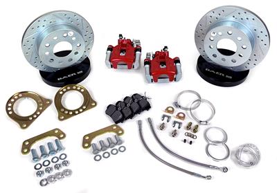 Baer Disc Brake Systems Disc Brakes, Rear, Classic Series, Cross-Drilled, Slotted Rotors, 1-Piston - 4262720R