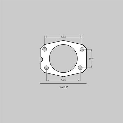 Baer Disc Brake Systems Disc Brakes, SS4, Rear, Cross-drilled/Slotted Rotors, 4-piston Red - 4262279R