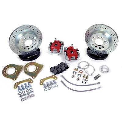 Baer Disc Brake Systems Disc Brake Kit, Rear, Dual 5 x 5 in./5 x 5.50 in. Bolt Pattern, 1-Piston - 4302575R