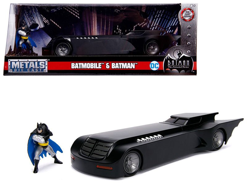 Rapid Vehicles Batmobile with Batman Diecast Figure "Animated Series" DC Comics Series 1/24...