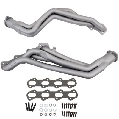 BBK Performance Headers, Long Tube, Steel, Titanium Ceramic Coated, Ford, 4.6L DOHC, Pair - 1533