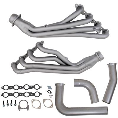 BBK Performance Headers, Long Tube, Steel, Titanium Ceramic, Chevy, GMC, Kit - 1614