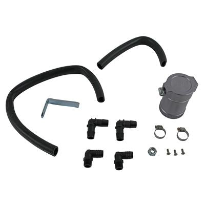 BBK Performance Oil Catch Can, Oil Separator, Round, Aluminum, Natural, Passenger Side, Chrysler - 1922