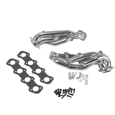 BBK Performance Headers, CNC Series Performance, Shorty, Steel, Polished Ceramic Coated, 1 5/8 in. - 35180