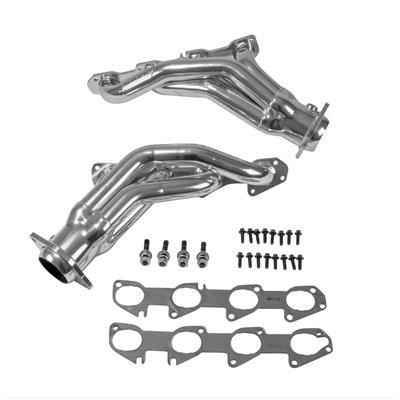 BBK Performance Headers, Tuned, Shorty, Steel, Polished Ceramic Coated, Chrysler, Dodge, 6.4L, Pair - 40190