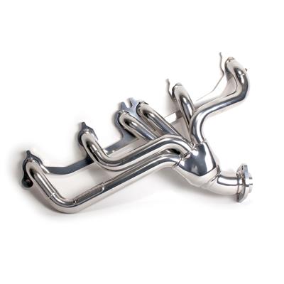 BBK Performance Headers, Shorty, Steel, Silver Ceramic Coated, Jeep, Each - 40520