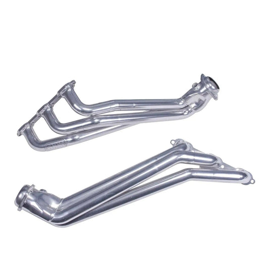 Dodge Challenger Charger 300 V6 3.5 1-5/8 Long Tube Exhaust Headers Polished Silver Ceramic Finish 06-10