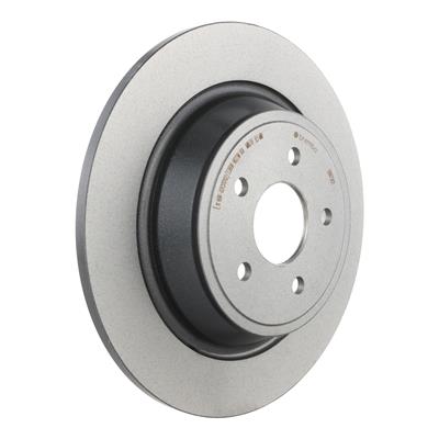 Brembo Brake Rotor, Brembo, Solid, Solid Surface, 12.44 in. Diameter, Iron, UV-Coated, Ford, Each - 08N25821