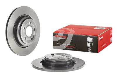 Brembo Brake Rotors, Premium UV Coated, Solid Surface, Iron, UV-coated, 12.99 in. O.D., Rear - 08D98311