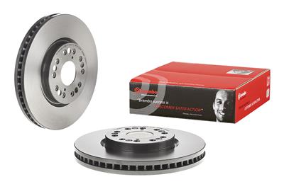 Brembo Brake Rotor, Brembo, Vented, Solid Surface, 11.65 in. Diameter, Iron, UV-Coated, Lexus, Each - 09840211