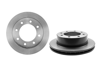 Brembo Brake Rotor, Brembo, Vented, Solid Surface, 12.99 in. Diameter, Iron, UV-Coated, Chevrolet - 09881181